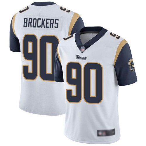 Los Angeles Rams Limited White Men Michael Brockers Road Jersey NFL Football #90 Vapor Untouchable